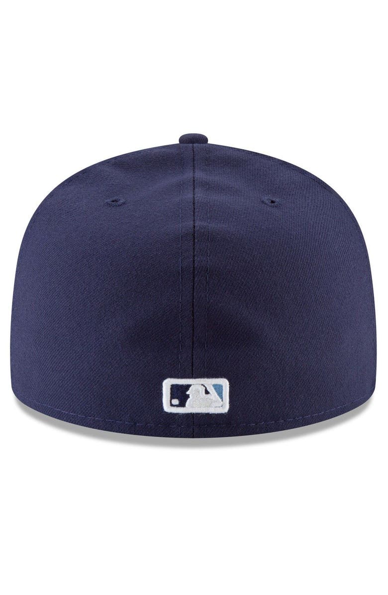 New Era Men's New Era Navy Tampa Bay Rays 2022 Postseason Game Side Patch 59FIFTY Fitted Hat, Alternate, color, 