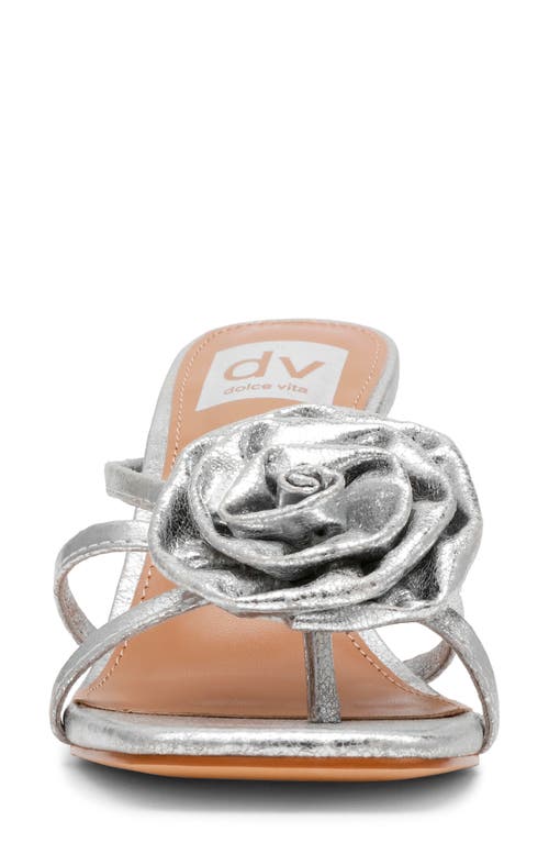 Dolce Vita Dv By Zelly Rosette Sandal In Silver