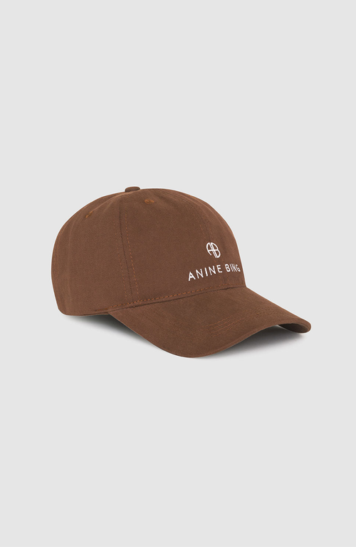 Anine Bing Jeremy Baseball Cap In Dark Camel