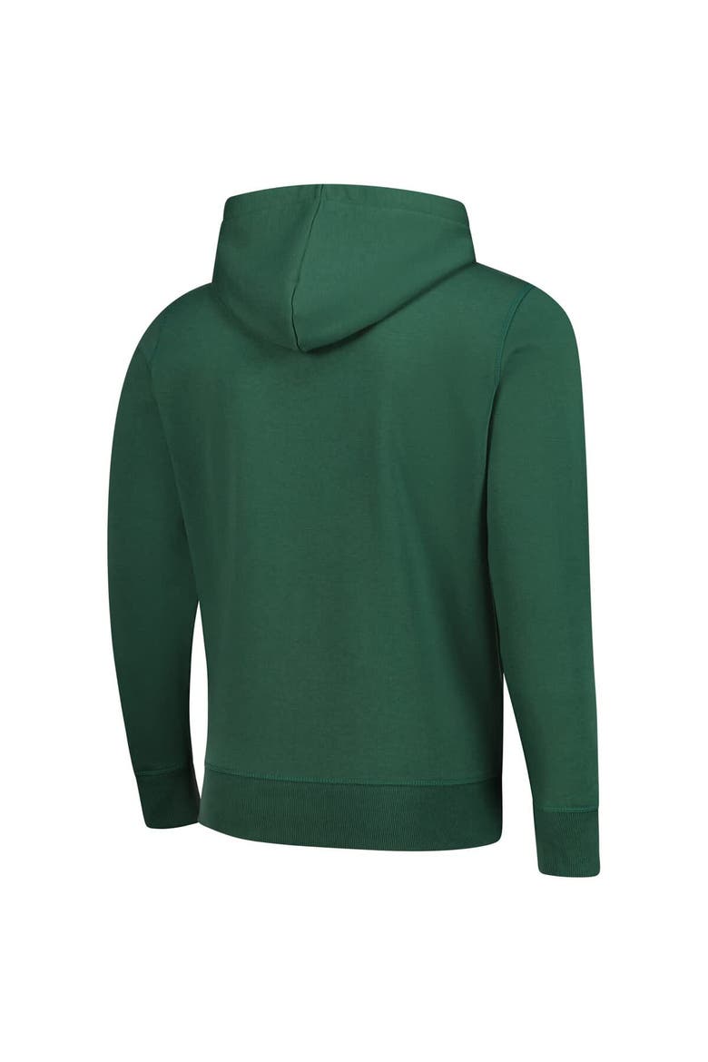Men's Starter Green Green Bay Packers Distressed Classic Full-Zip Hoodie, Alternate, color, Green