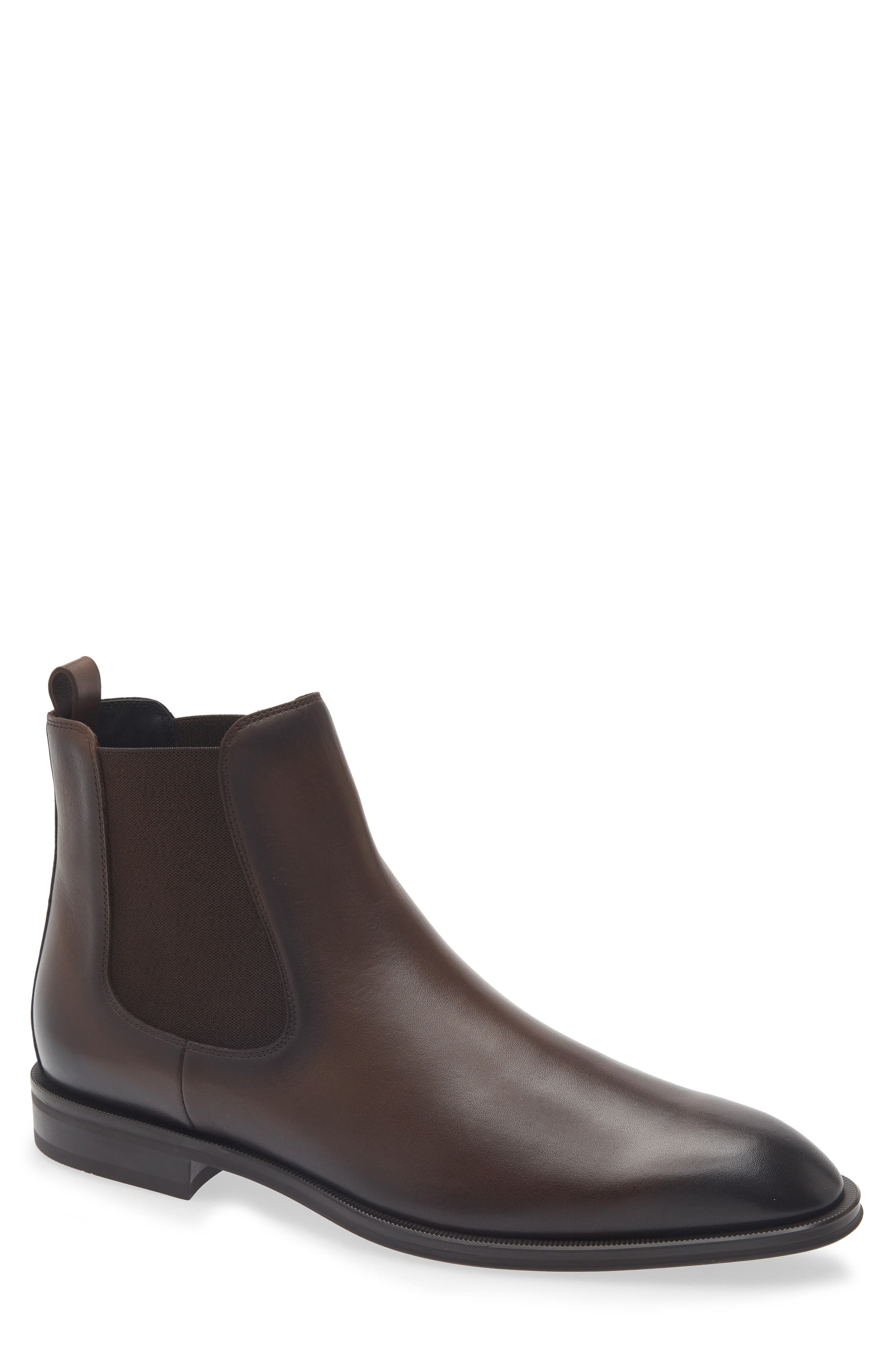 Chelsea Boot, Main, color, DARK BROWN