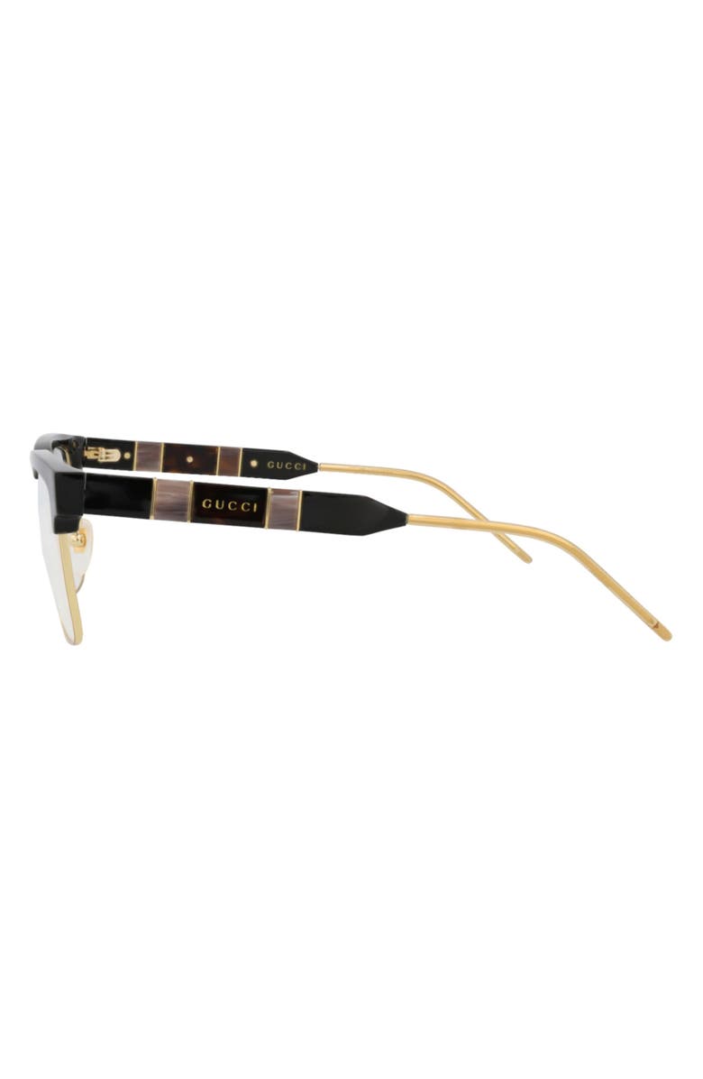 Gucci 52nn Round Optical Frames, Alternate, color,