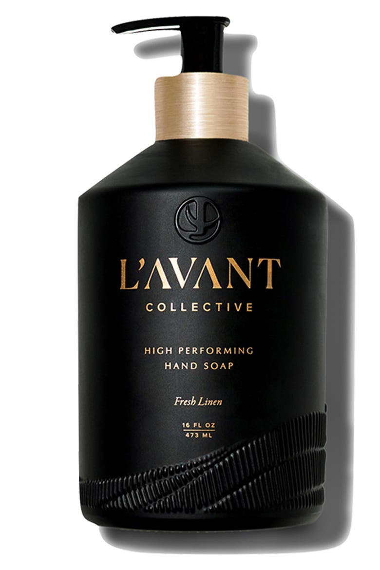 Fresh Linen Hand Soap, Main, color, BLACK