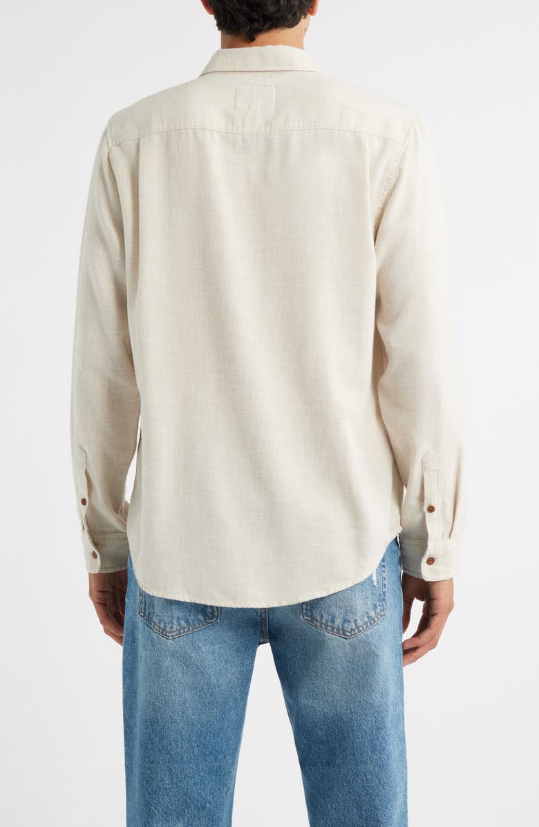 Rails Runson Relaxed Fit Flannel Button-Up Shirt, Alternate, color, Cream Heather