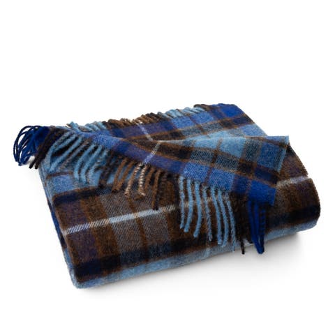 Highland Tweeds Shetland Lambswool Throw