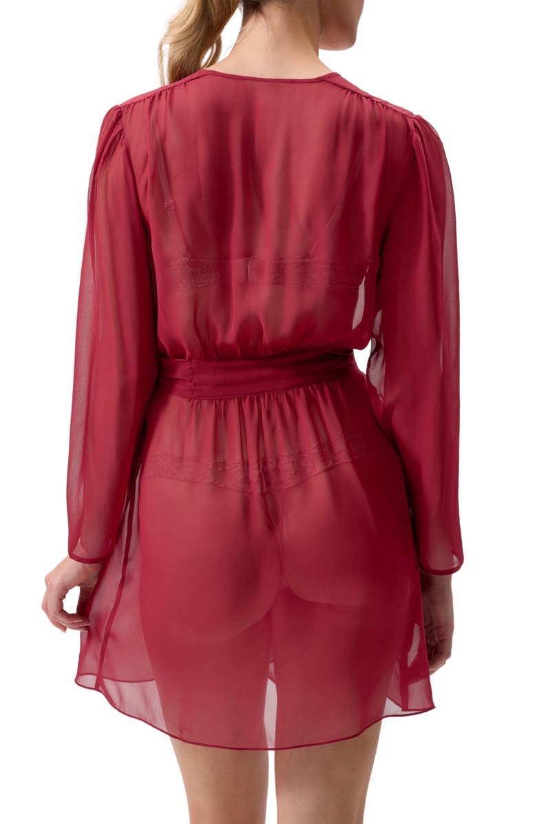 Rya Collection Lovely Sheer Chiffon Wrap, Alternate, color, Holly