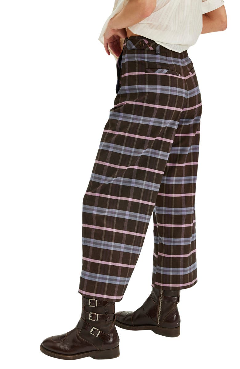 Free People Acadia Stripe Crop Trousers, Alternate, color, 