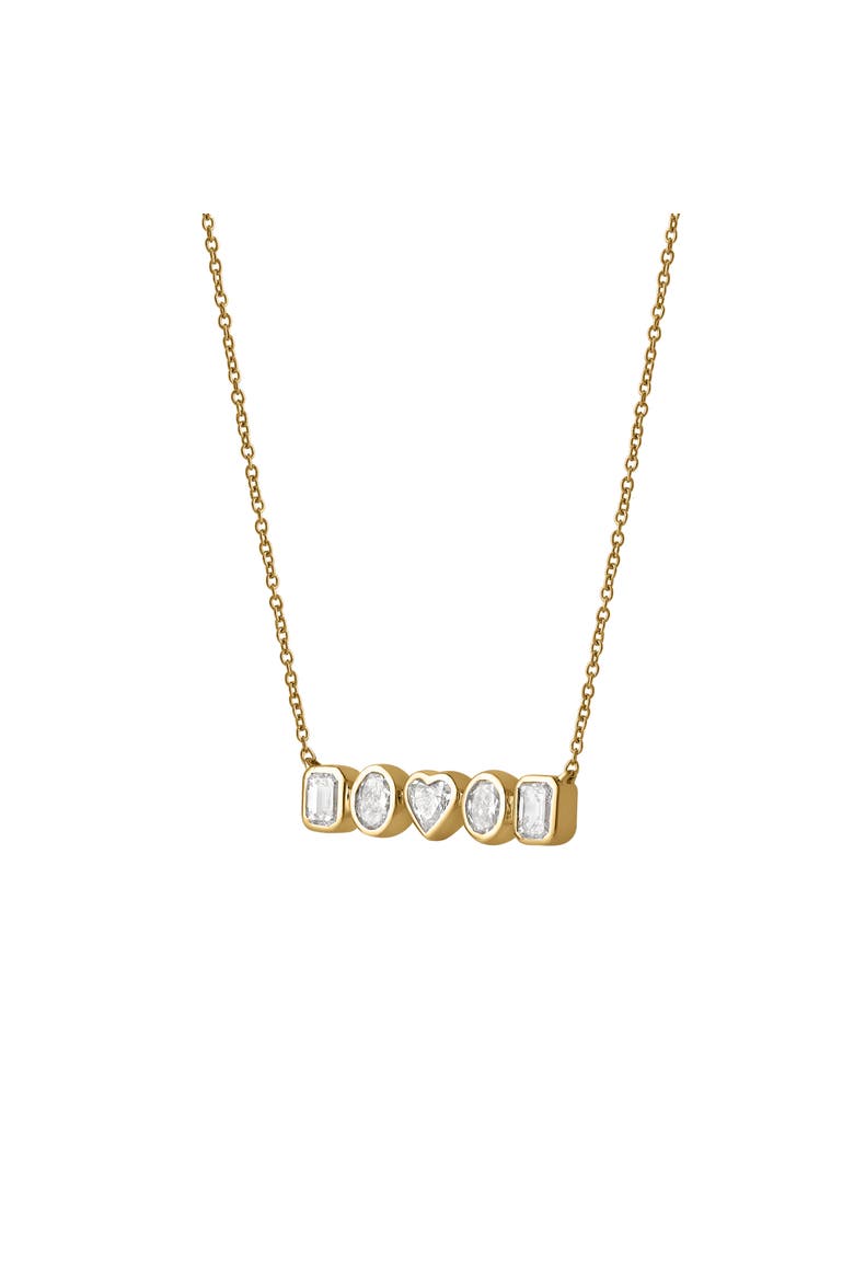 Cassira 14K Gold Lab Grown Diamond Necklace - 1.5 Ct, Alternate, color, 14K Yellow Gold