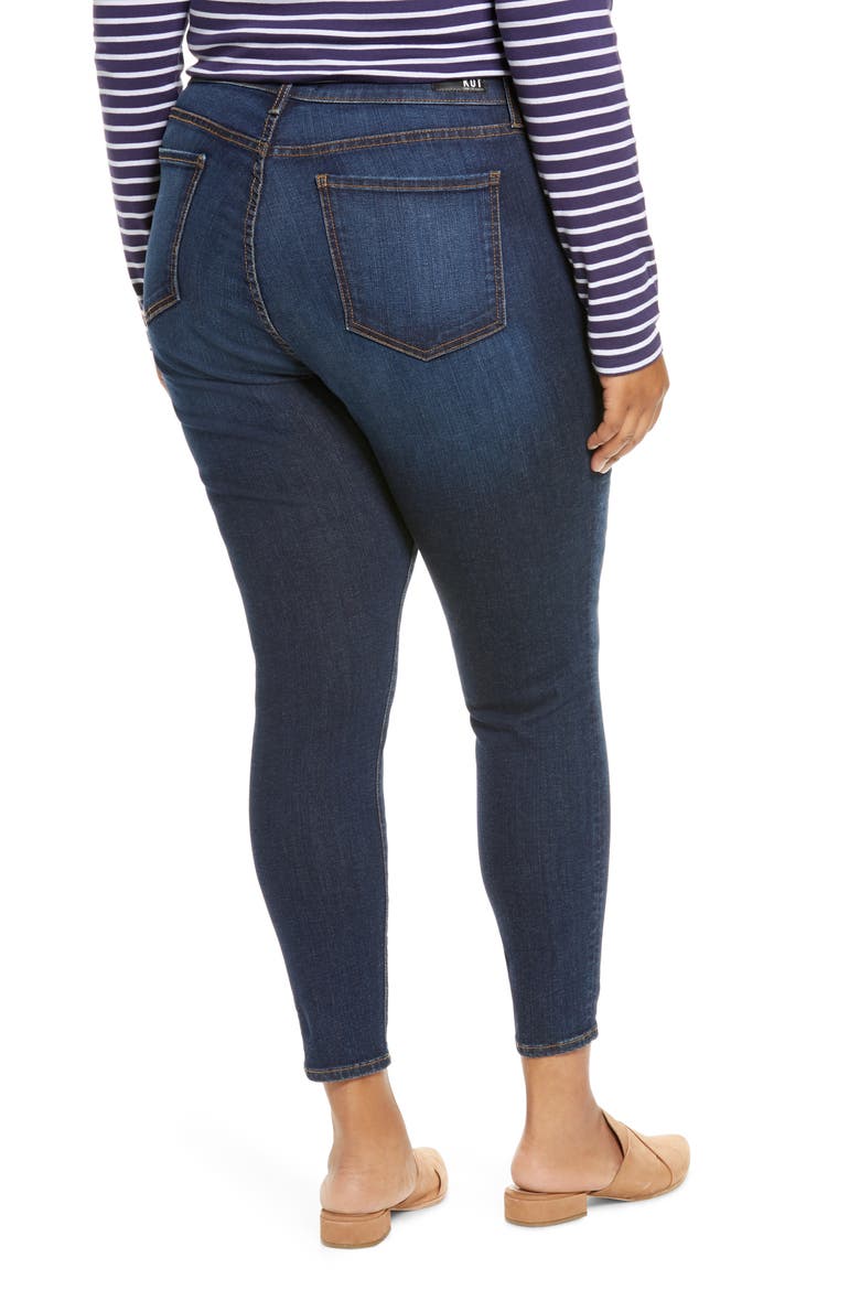 Donna High Waist Ankle Skinny Jeans, Alternate, color, CIVIC