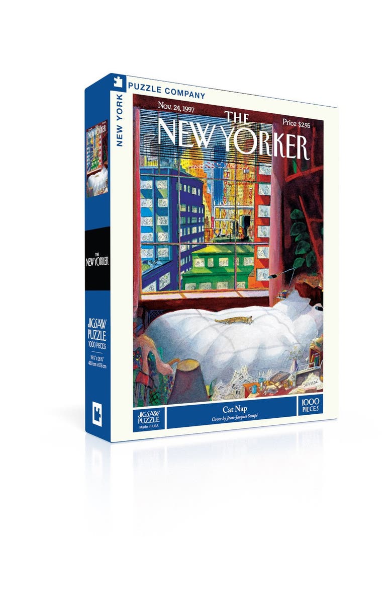 NEW YORK PUZZLE COMPANY Cat Nap 1000 Piece Puzzle, Alternate, color, NO COLOR