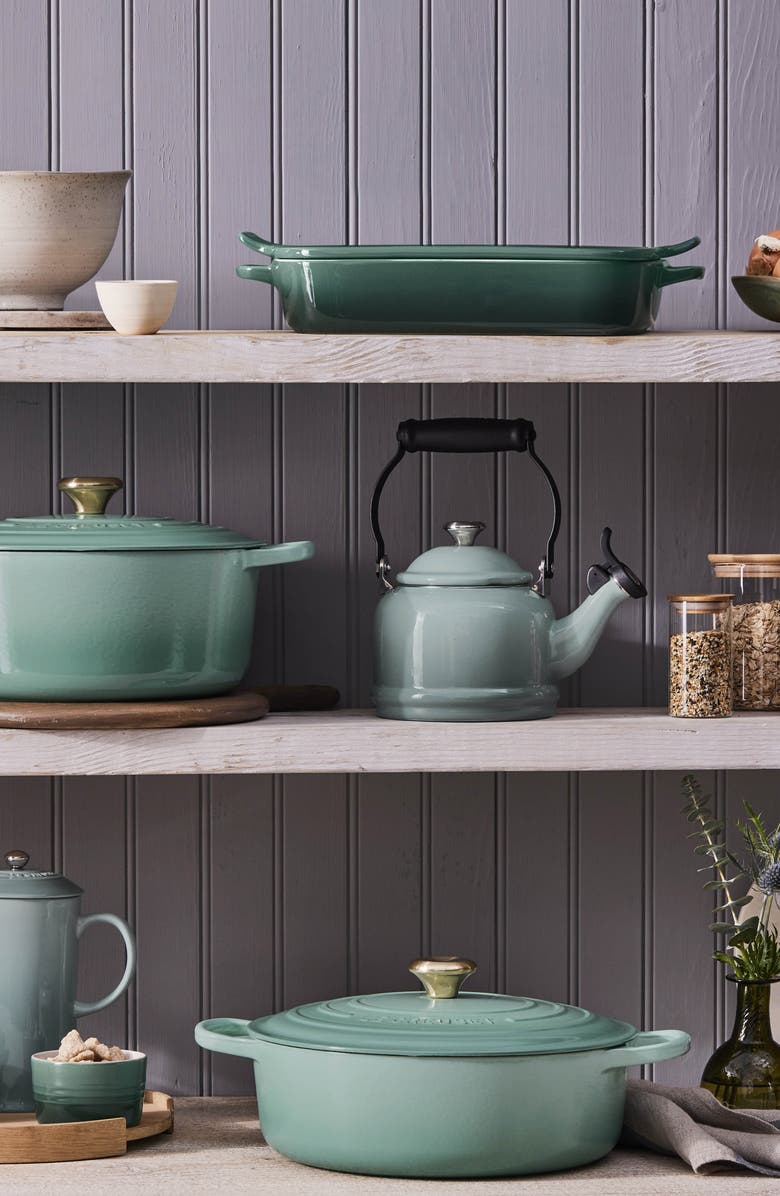 Le Creuset Demi Tea Kettle, Alternate, color, Sea Salt