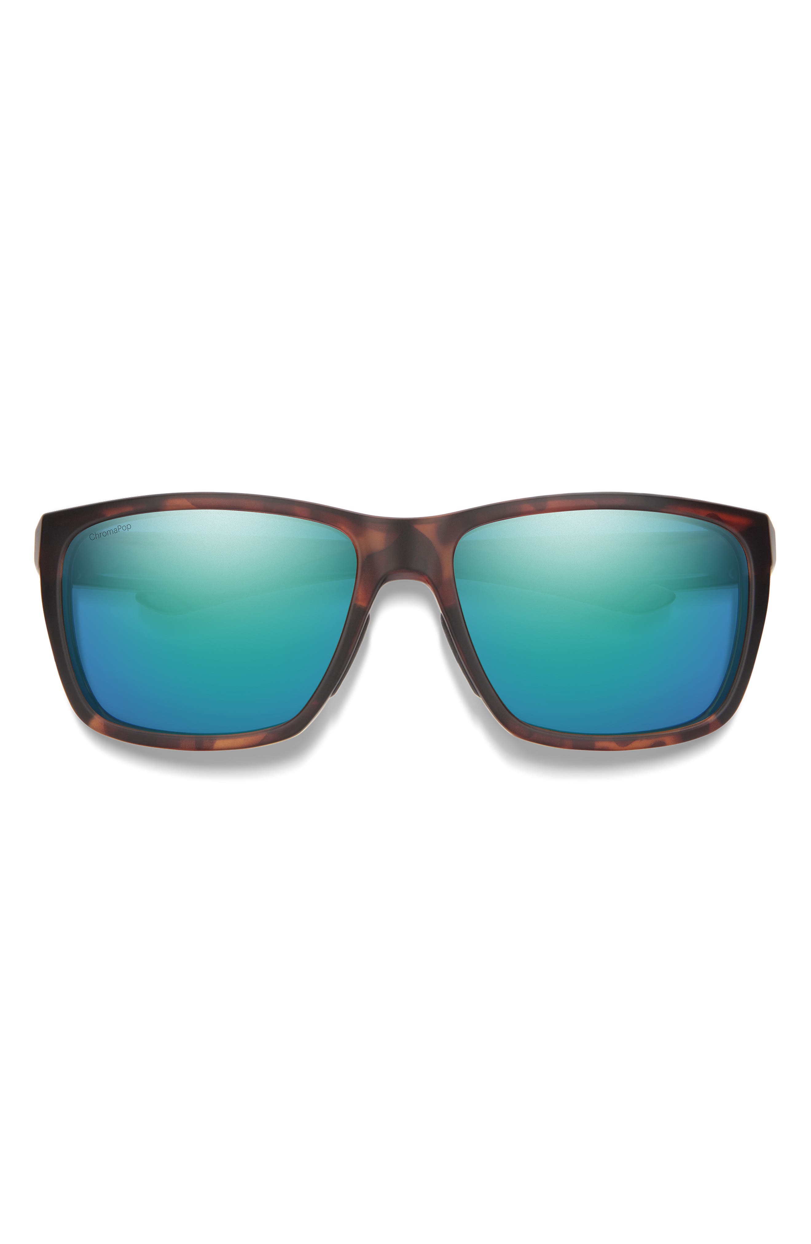 Smith Emerge 60mm Polarized Rectangle Sunglasses In Tortoise/chromapop Opal