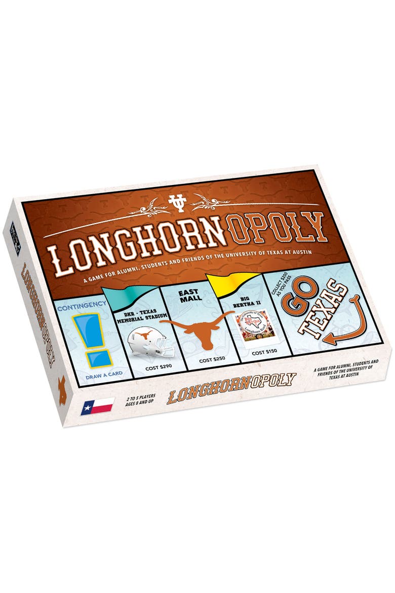 Longhorn Opoly Texas Themed Family Board Game Ages 8+, Alternate, color, Multicolored