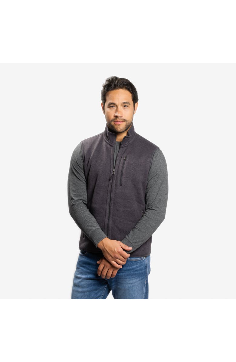 Peter Manning Polartec Fleece Vest, Alternate, color, Black