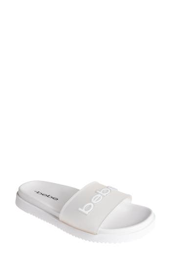 Bebe Translucent Slide Sandal