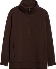 Zella Kickback Ottoman Half Zip Tunic