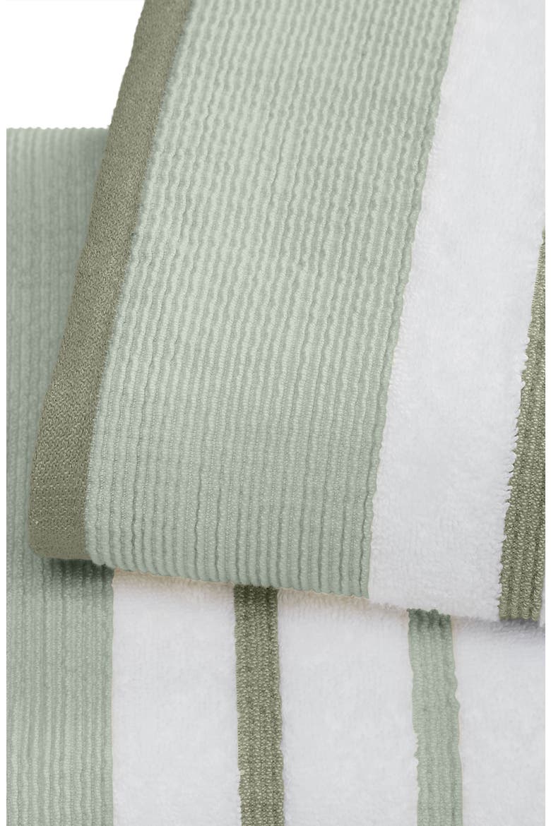 Luxurious Cotton 6-Piece Decorative Towel Set, Alternate, color, DESERT SAGE GREEN / MOSS GREEN