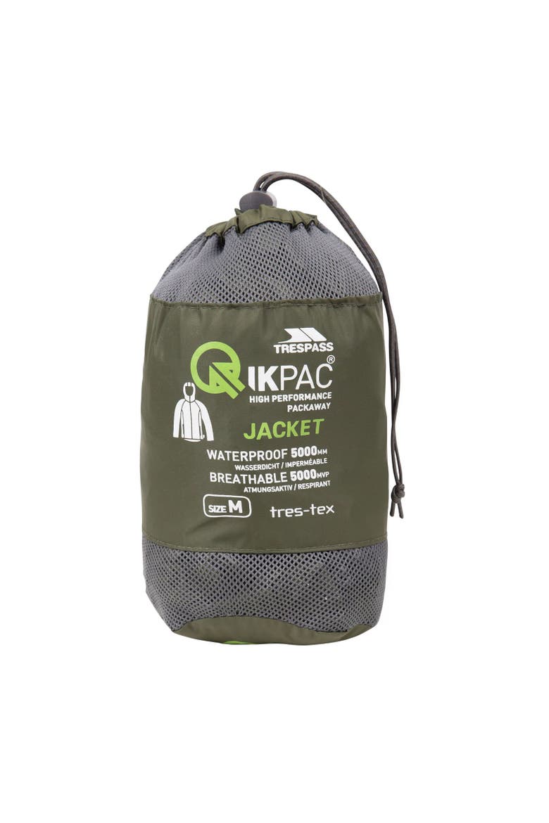 Gender Inclusive Qikpac Waterproof Jacket, Alternate, color, Moss