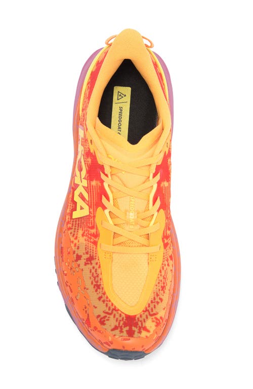 Hoka Speedgoat 6 Sneaker In Sherbet/beet Root
