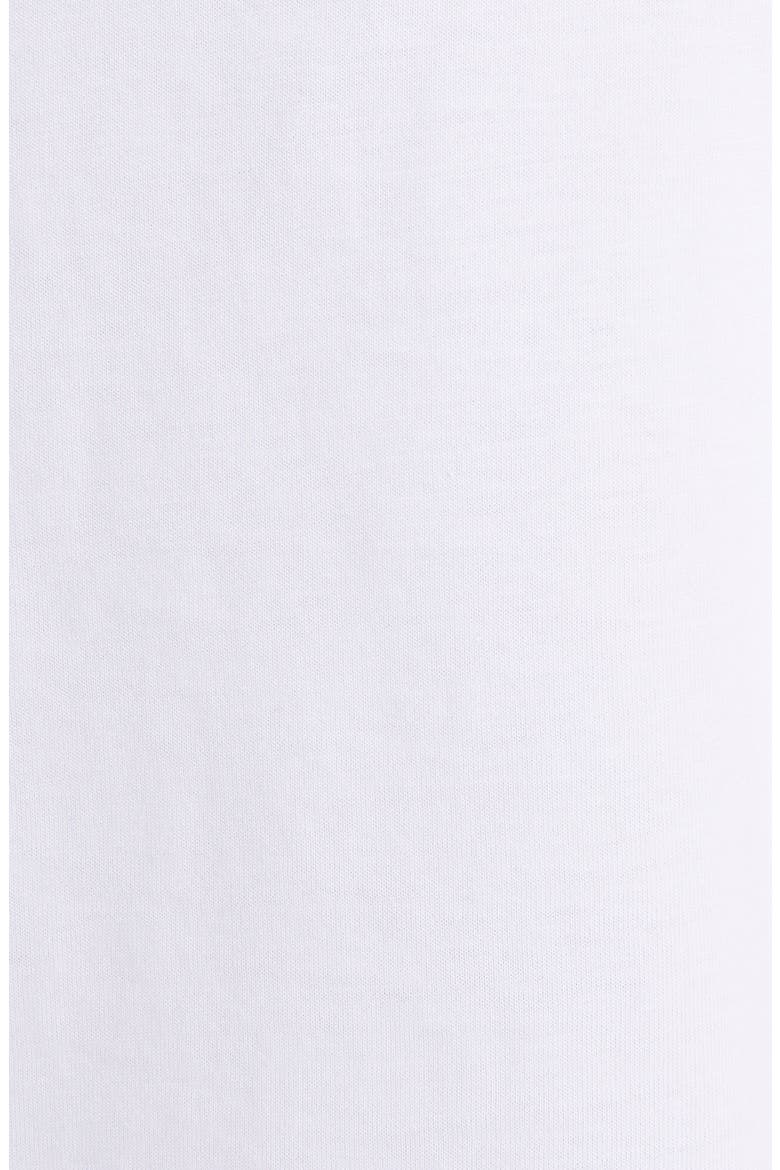 Crop Cotton Logo Tee, Alternate, color, PALE YELLOW/LIGHT BL