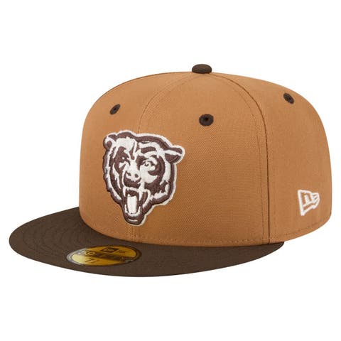 Men's New Era  Light Brown/Dark Brown Chicago Bears Two-Tone Walnut 59FIFTY Fitted Hat