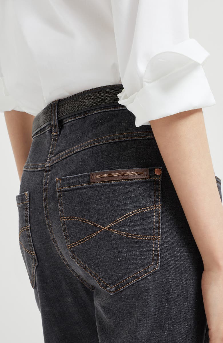 Brunello Cucinelli Slim trousers, Alternate, color, Dark Grey