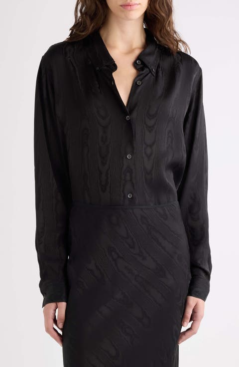 Cheers Moiré Button-Down Shirt