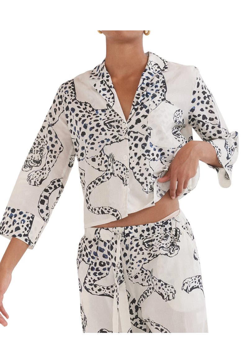 Boxy Pajama Shirt, Main, color, Jag Cream