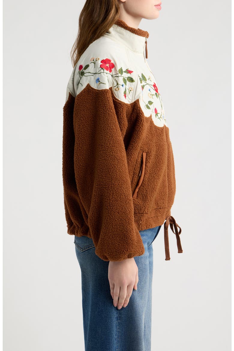 The Plush Wildflower Pullover, Alternate, color, CHESTNUT
