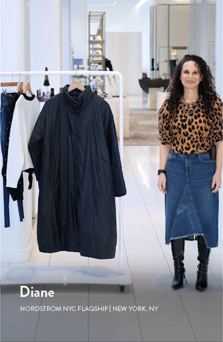 High Collar Insulated Coat, sales video thumbnail