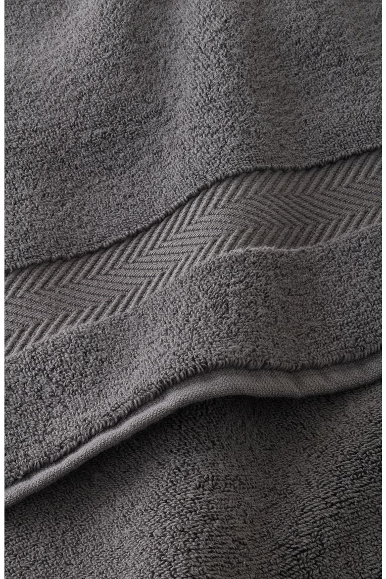 Organic Hydrocotton Set of 4 Washcloths, Alternate, color, GREY ONYX