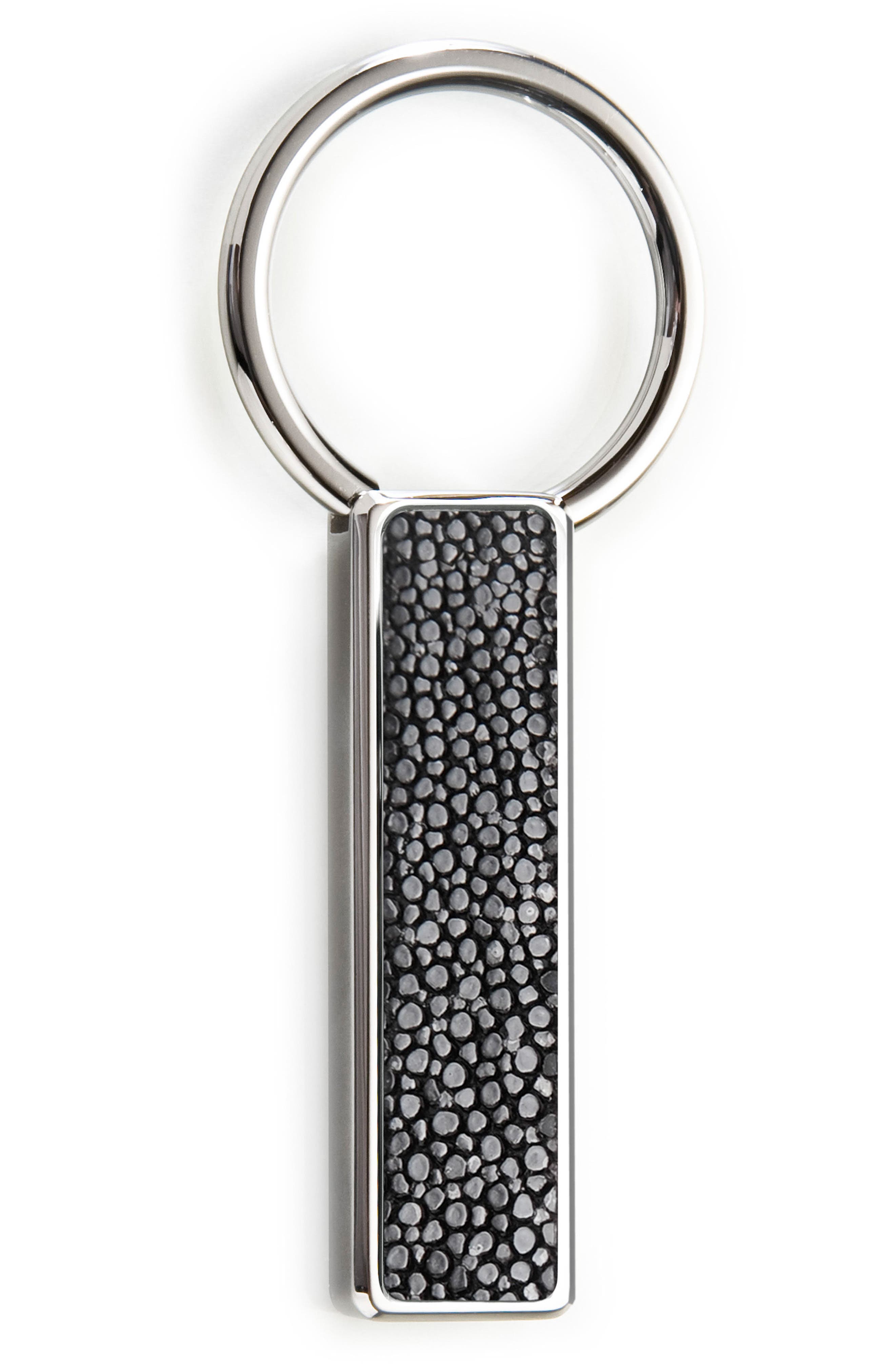 M-Clip Stingray Key Ring, Main, color, BLACK