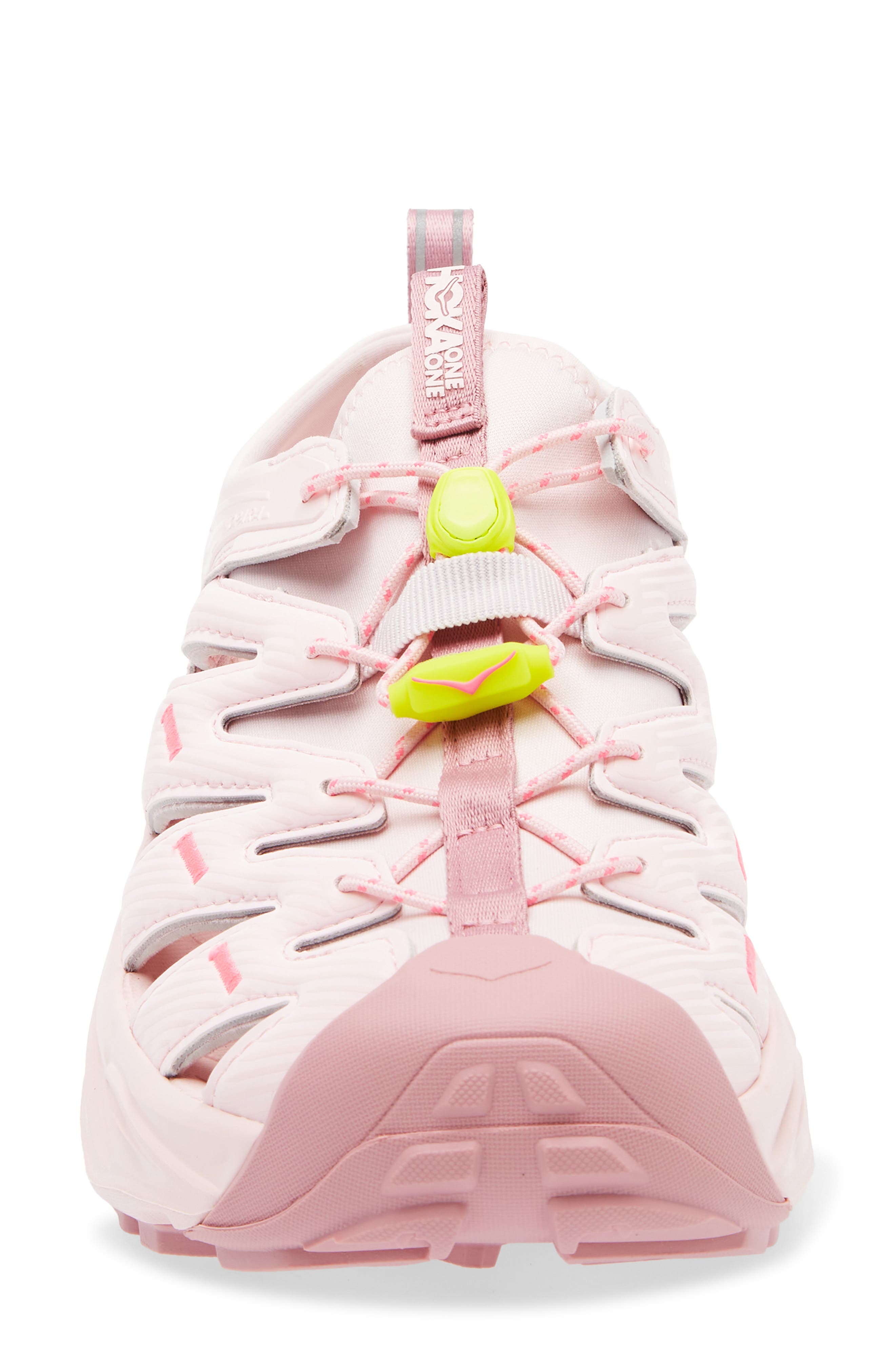 HOKA Hopara Hiking Sandal, Alternate, color, Rose Tea / Neon Rose