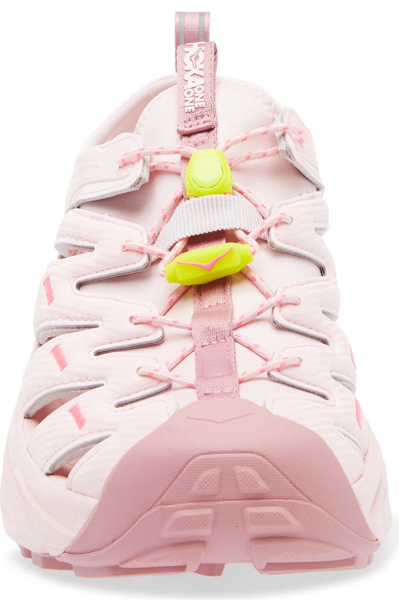 HOKA Hopara Hiking Sandal, Alternate, color, Rose Tea / Neon Rose