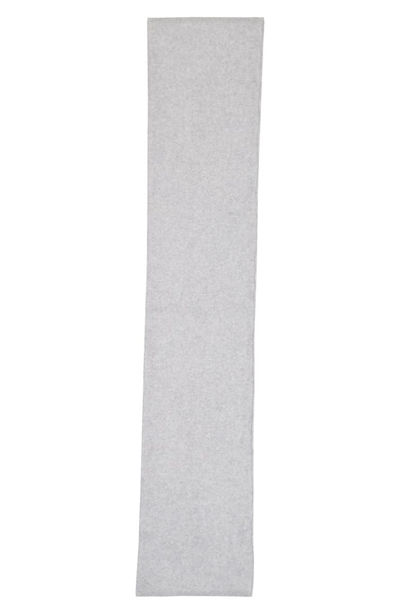 Nordstrom Brushed Cashmere Scarf, Alternate, color, Grey Formal