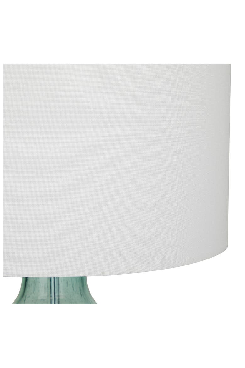 Teal Glass Modern Table Lamp, Alternate, color, CLEAR