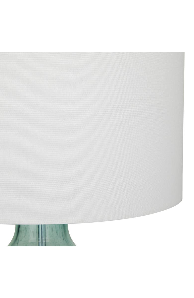 GINGER BIRCH STUDIO Teal Glass Modern Table Lamp, Alternate, color, 