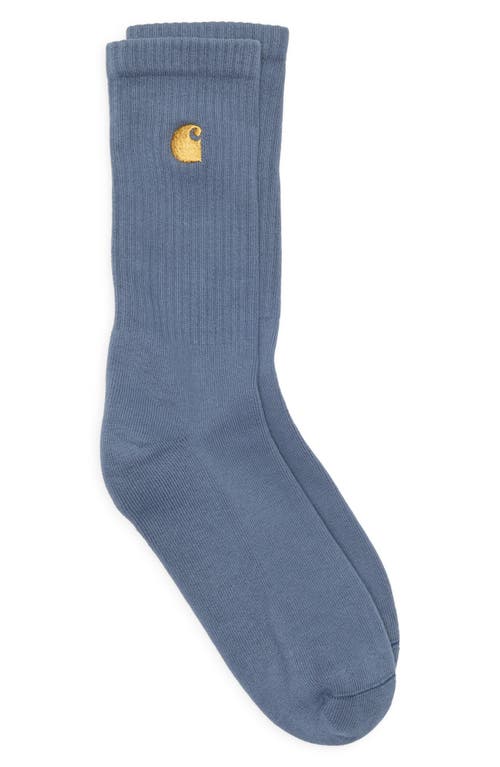 Carhartt Work In Progress Chase Crew Socks In Blue