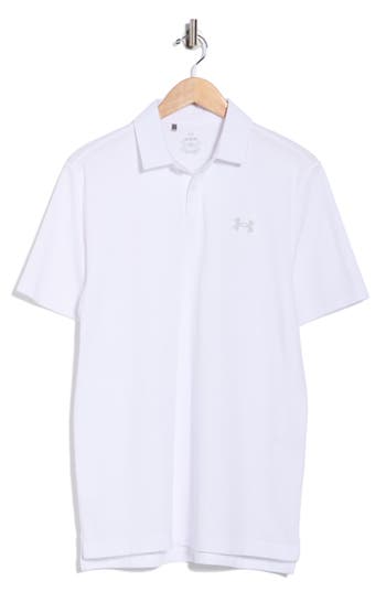 Under Armour Playoff Piqué Polo In White