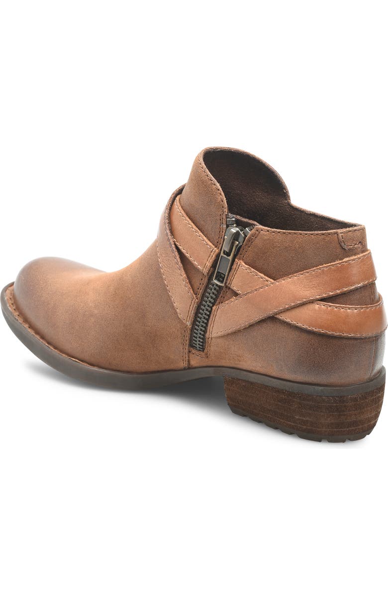 Børn Kelle Distressed Leather Bootie, Alternate, color, Rust Distressed Leather