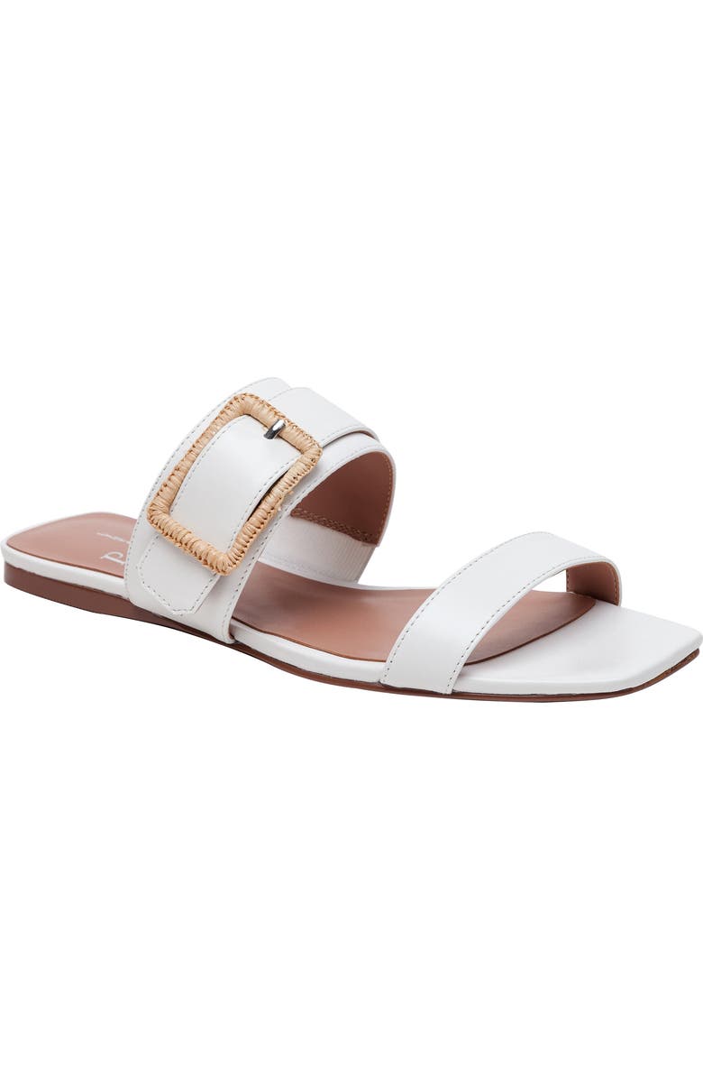 Linea Paolo Daniela Slide Sandal, Main, color, Eggshell