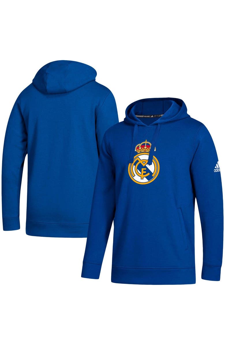 adidas Men's adidas Royal Real Madrid Primary Logo Pullover Hoodie, Main, color, 