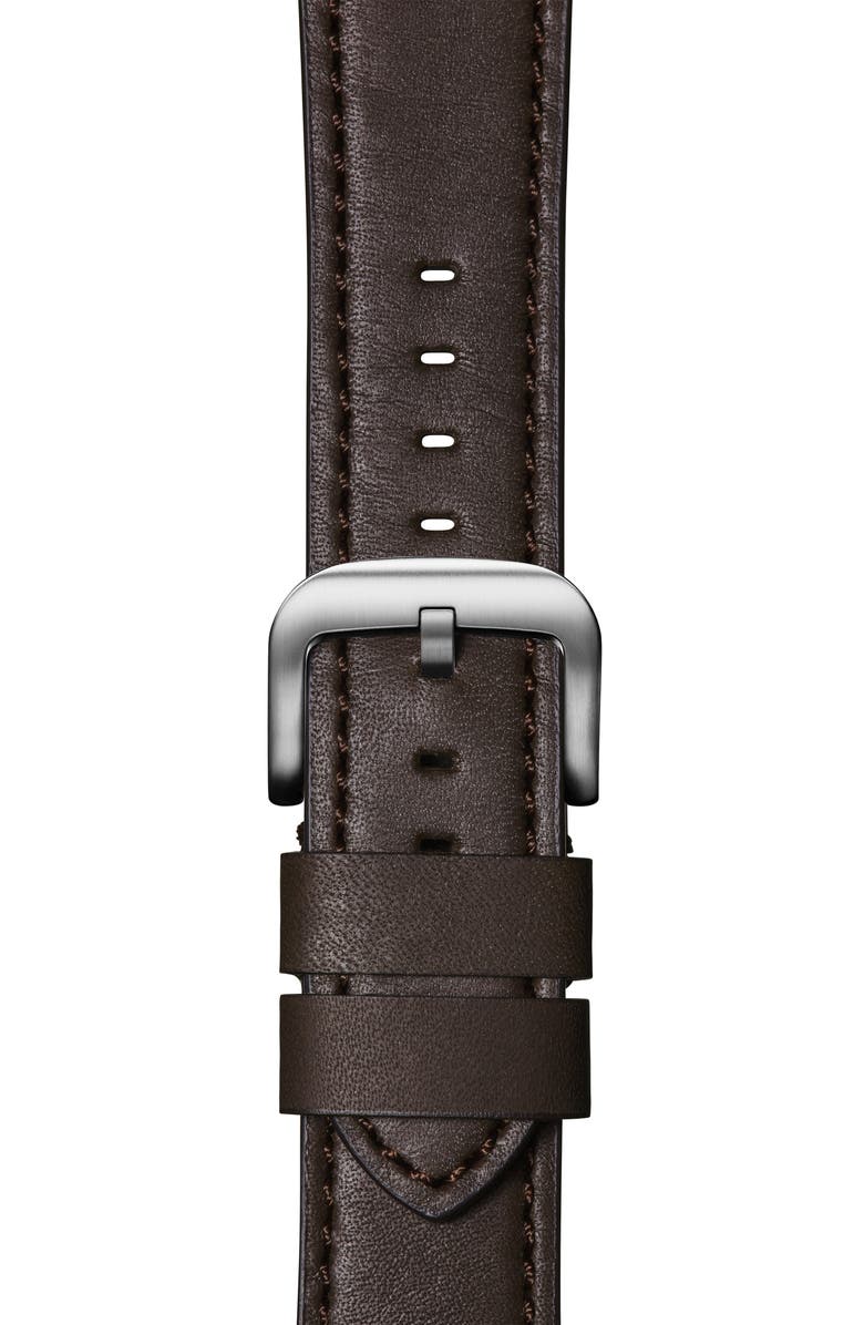 Shinola Leather Apple Watch<sup>®</sup> Strap, Main, color, 