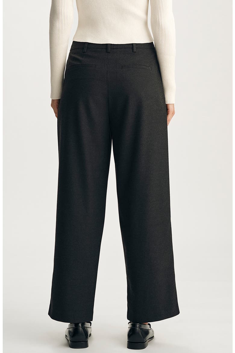 Pleated Pants, Alternate, color, ANTRASIT MELANGE