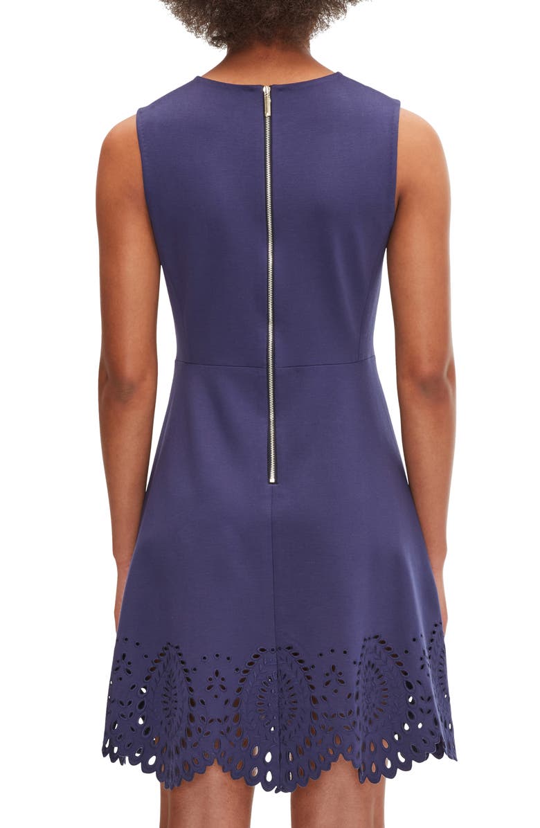 Kate Spade New York cutwork ponte a-line dress, Alternate, color, 