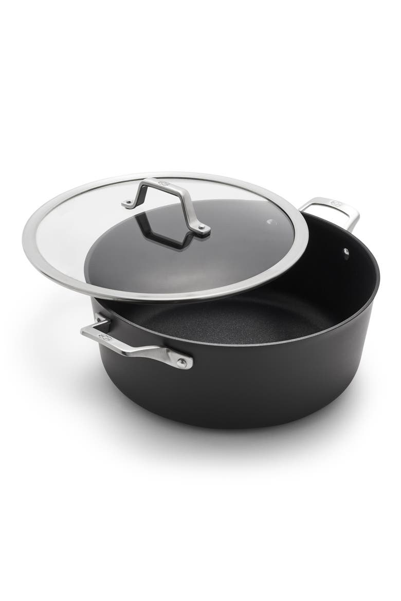 Premier™ Hard-Anodized Nonstick 8.5-Quart Dutch Oven with Lid, Main, color, BLACK