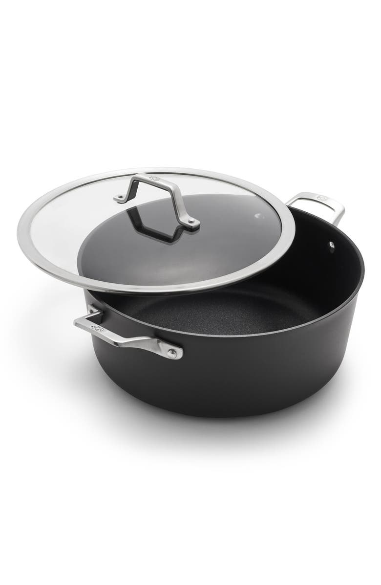 CALPHALON Premier<sup>™</sup> Hard-Anodized Nonstick 8.5-Quart Dutch Oven with Lid, Main, color, Black