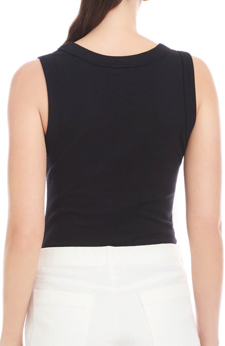 FIFTEEN TWENTY Scoop Neck Tank, Alternate, color, Black