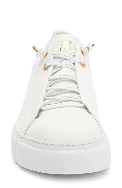 Paul Green Abbey Sneaker In White Leather