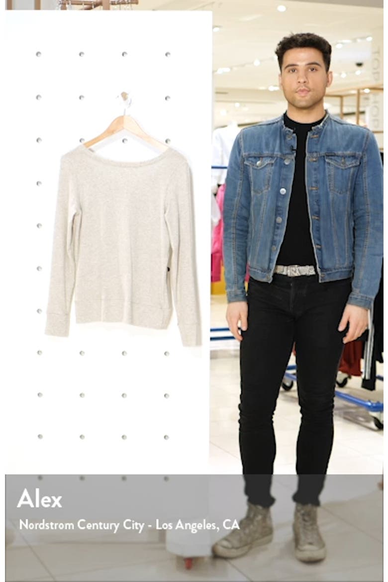 In Line Reversible Ribbed Pullover video